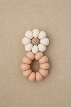 Freezer Teether - Chamomile | Dusty Coral
