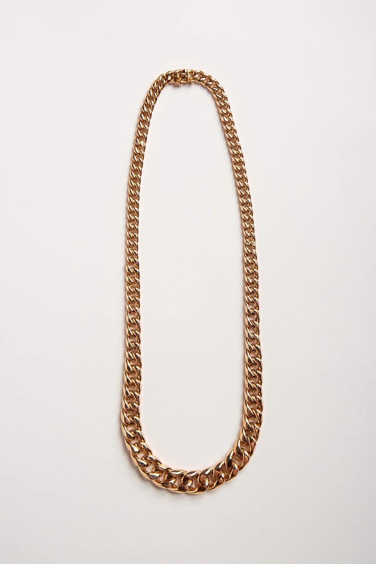 FRENCH | VINTAGE 18K PINK GOLD LINK NECKLACE