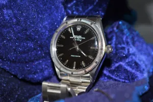 Gent's Stainless Steel Pre-Owned Air-King Rolex Watch
