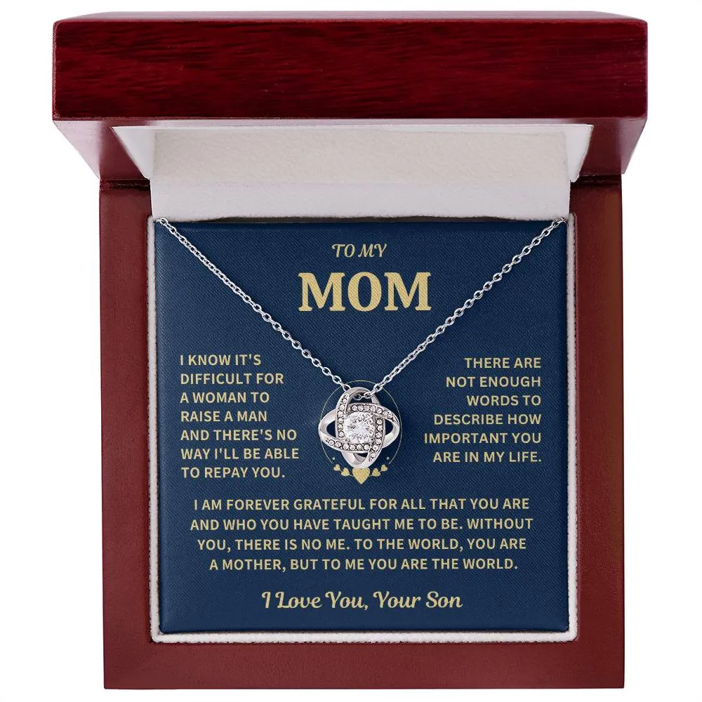 Gift For Mom-From Son-Forever Grateful