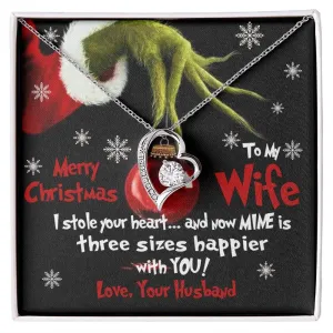 Gift For My Wife - I Stole Your Heart - Forever Love Necklace - Gift For Wife From Husband, Christmas Gift