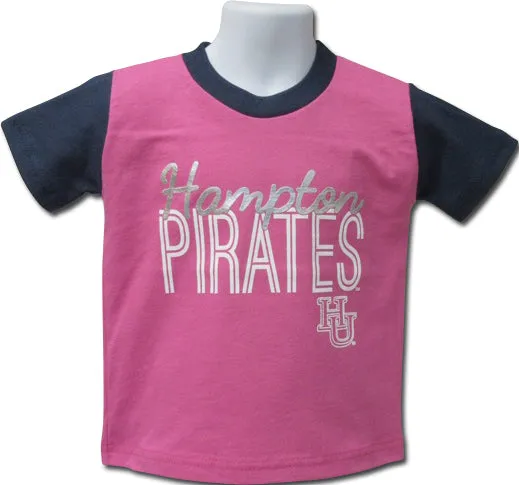 Hampton Bling Girls Tee Pink