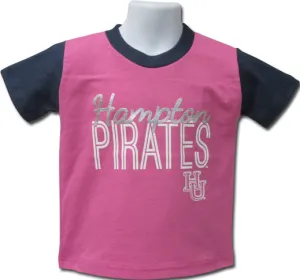 Hampton Bling Girls Tee Pink