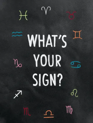Hand Painted Astrological Sign