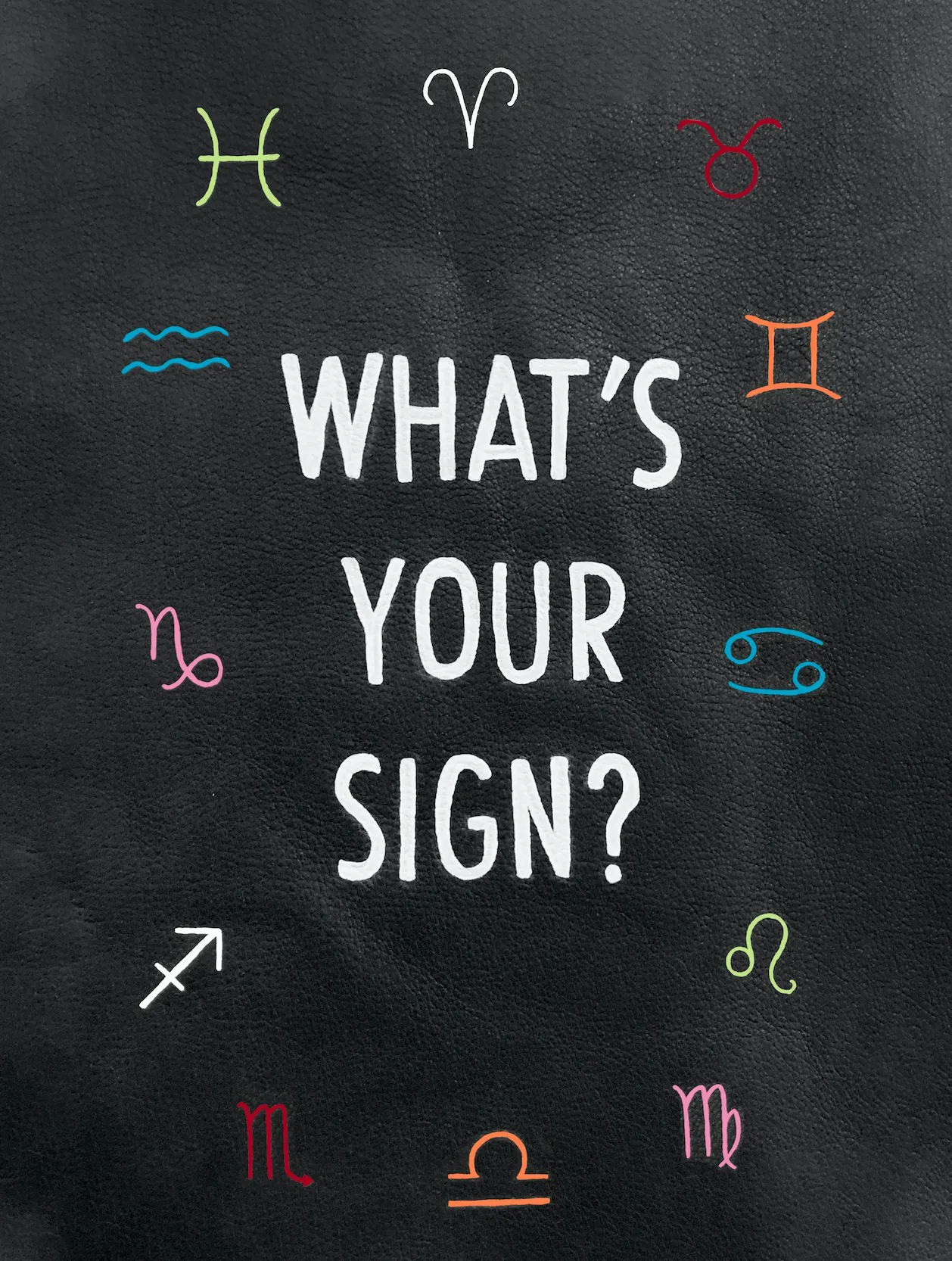 Hand Painted Astrological Sign