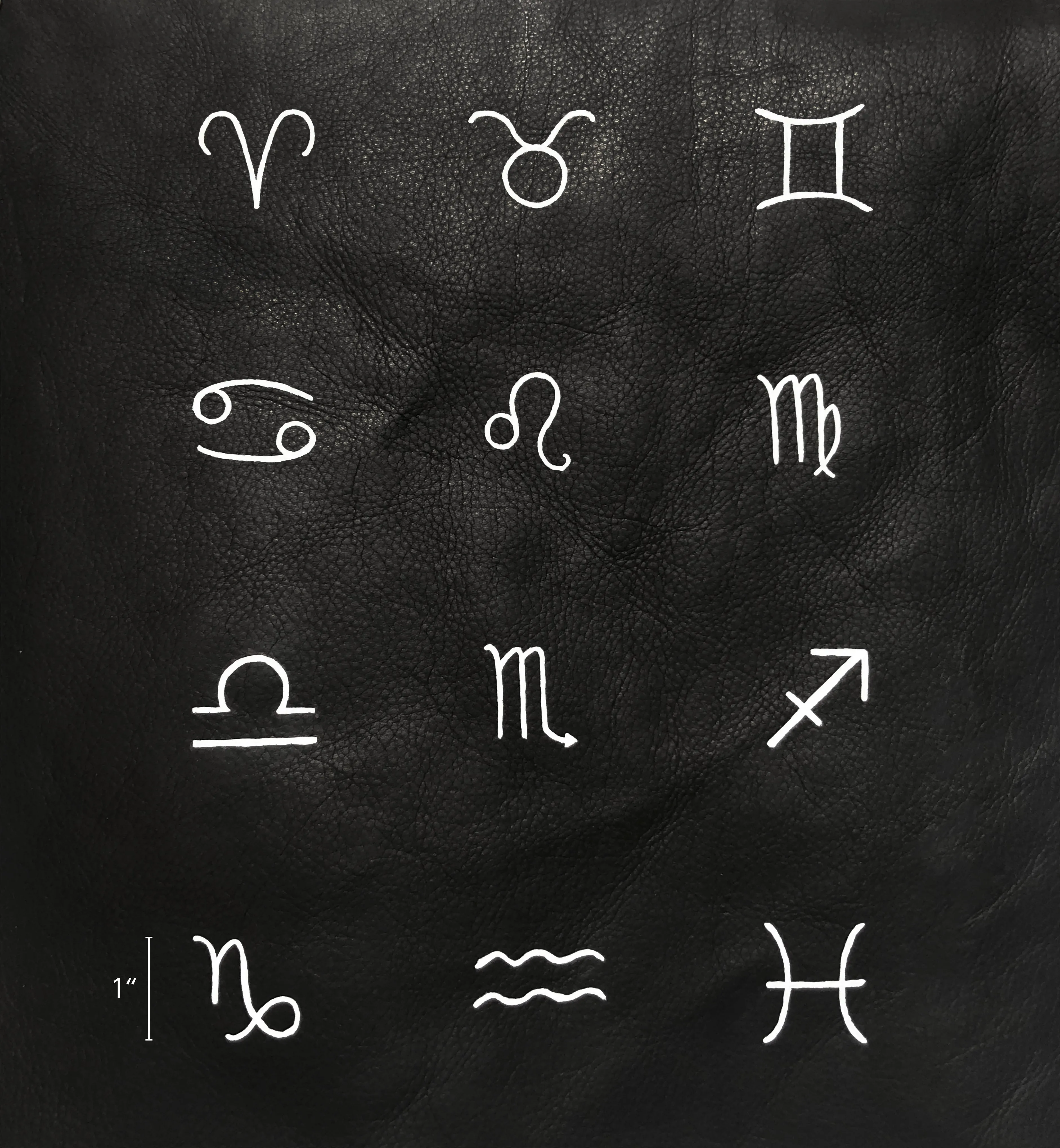 Hand Painted Astrological Sign