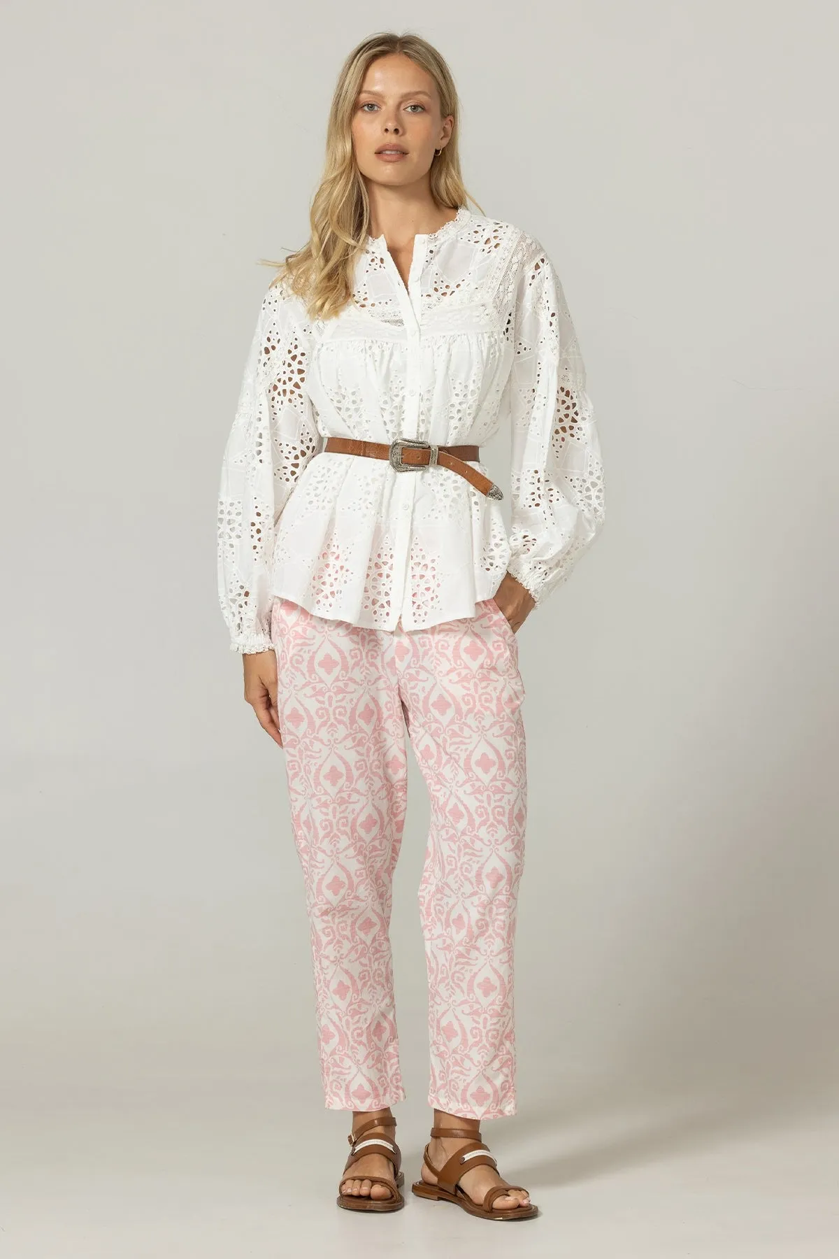 HAZAL Lace Blouse
