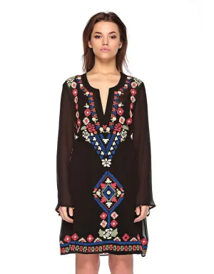 Hemant and Nandita Homegrown Aztec Tunic