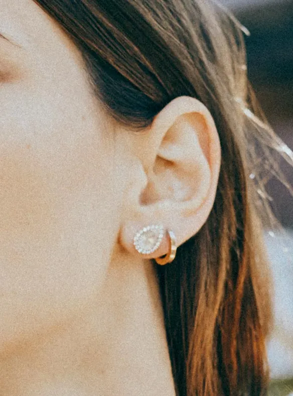 Hera Earrings - Moonstone