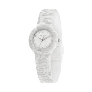 Hip hop watched white lace collection clock 32mm hwu1186