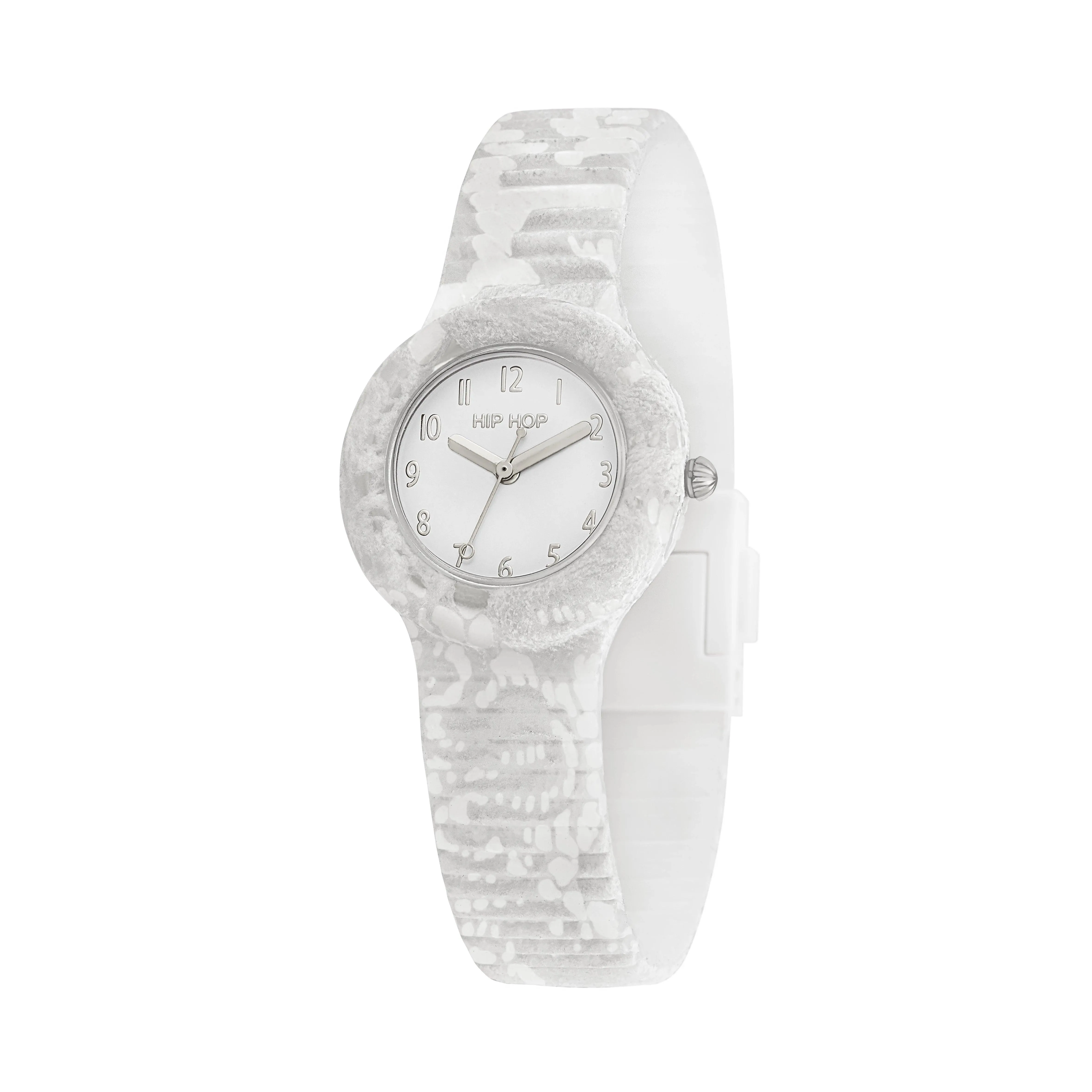 Hip hop watched white lace collection clock 32mm hwu1186