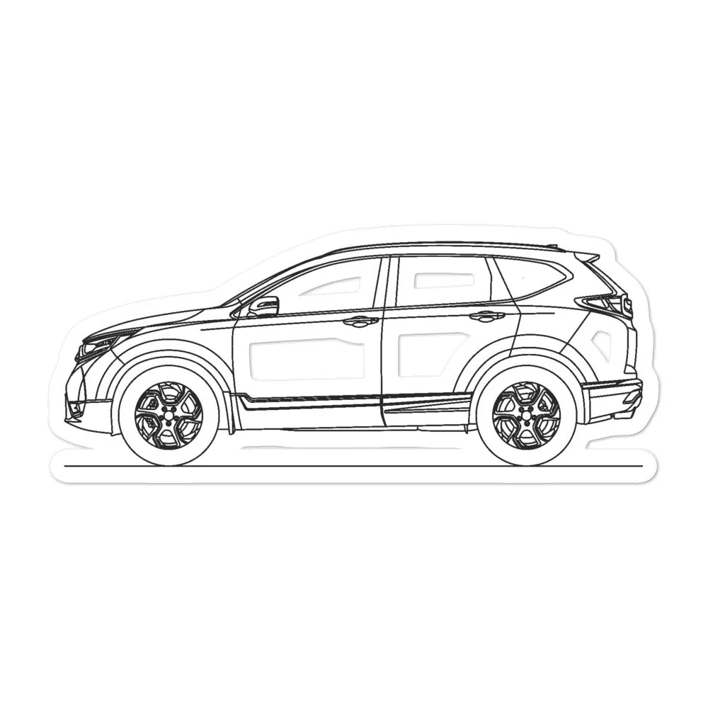 Honda CR-V Touring 5th Gen Outline Sticker