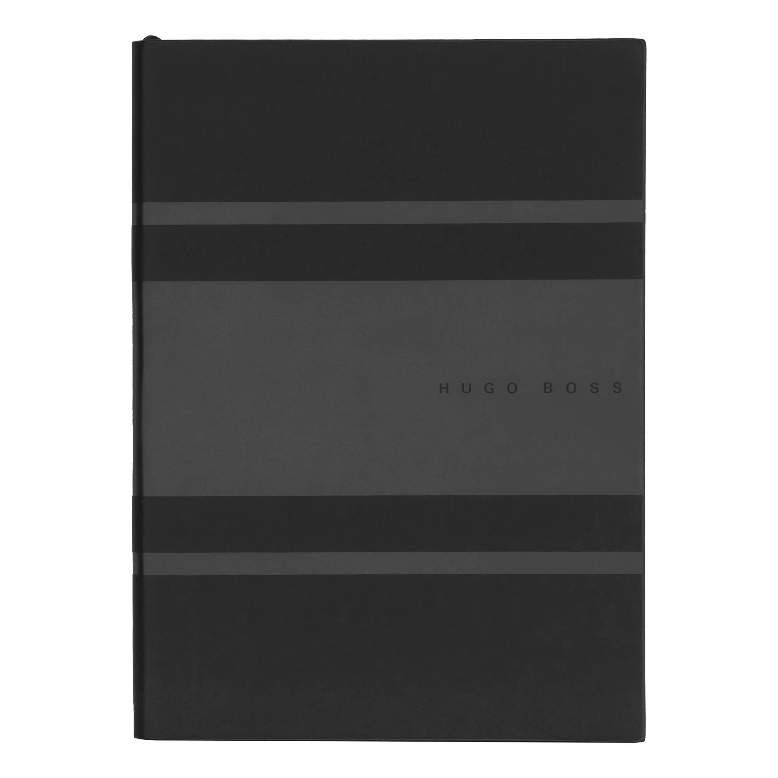 HUGO BOSS HNH127AL-Notebook A5 Essential Gear Matrix Black Lined