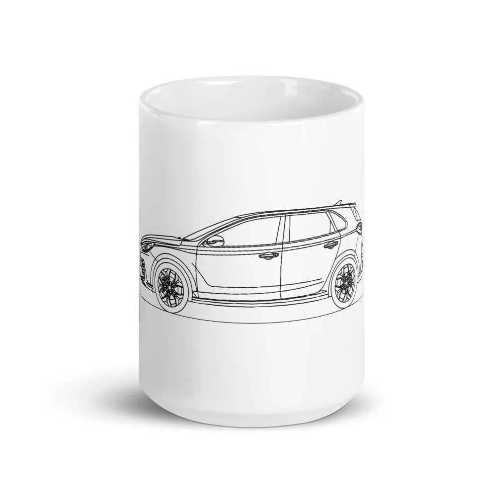 Hyundai Elantra GT N-Line silhouette Mug