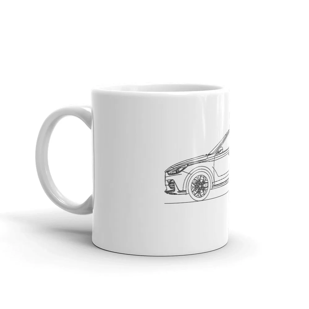 Hyundai Elantra GT N-Line silhouette Mug