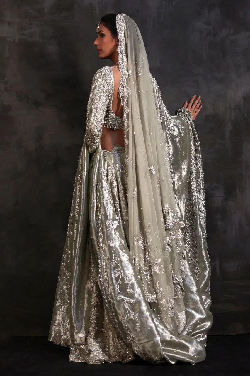 Indian Bridal Wear in Lehenga Choli and Dupatta Style