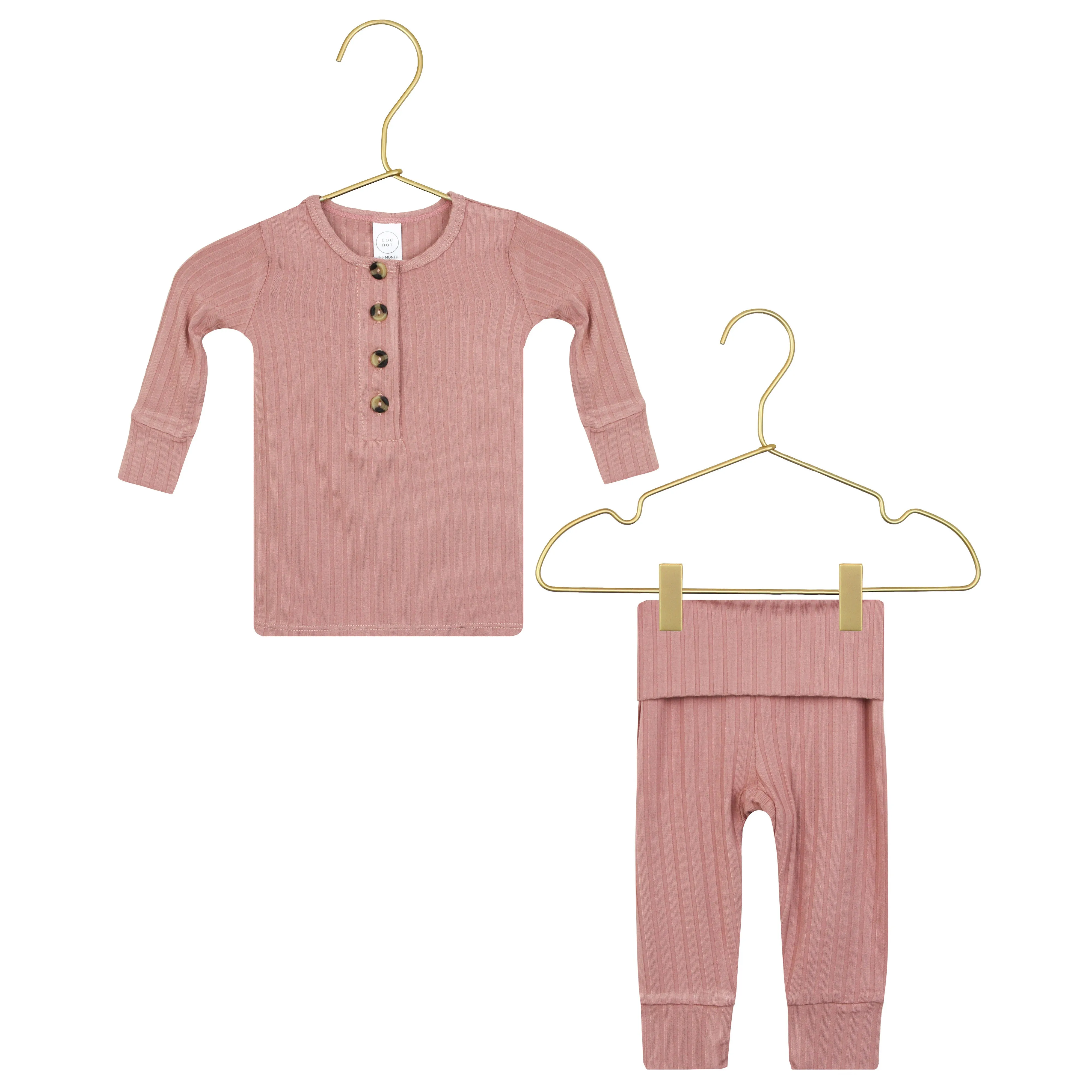 Jane Ribbed Top   Bottoms