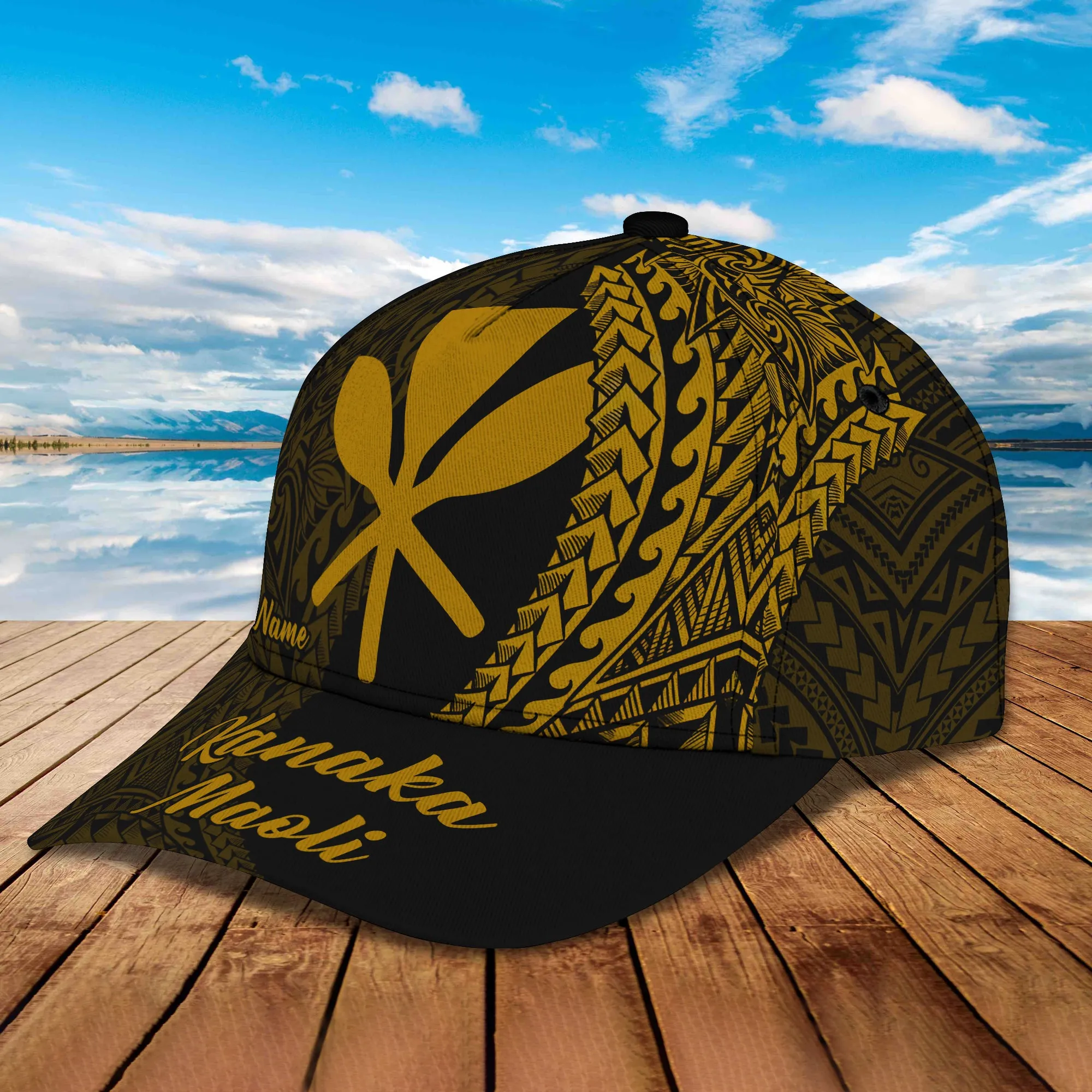 Kanaka Maoli 4 - Personalized Name Cap - Loop - Vhv-cap-061