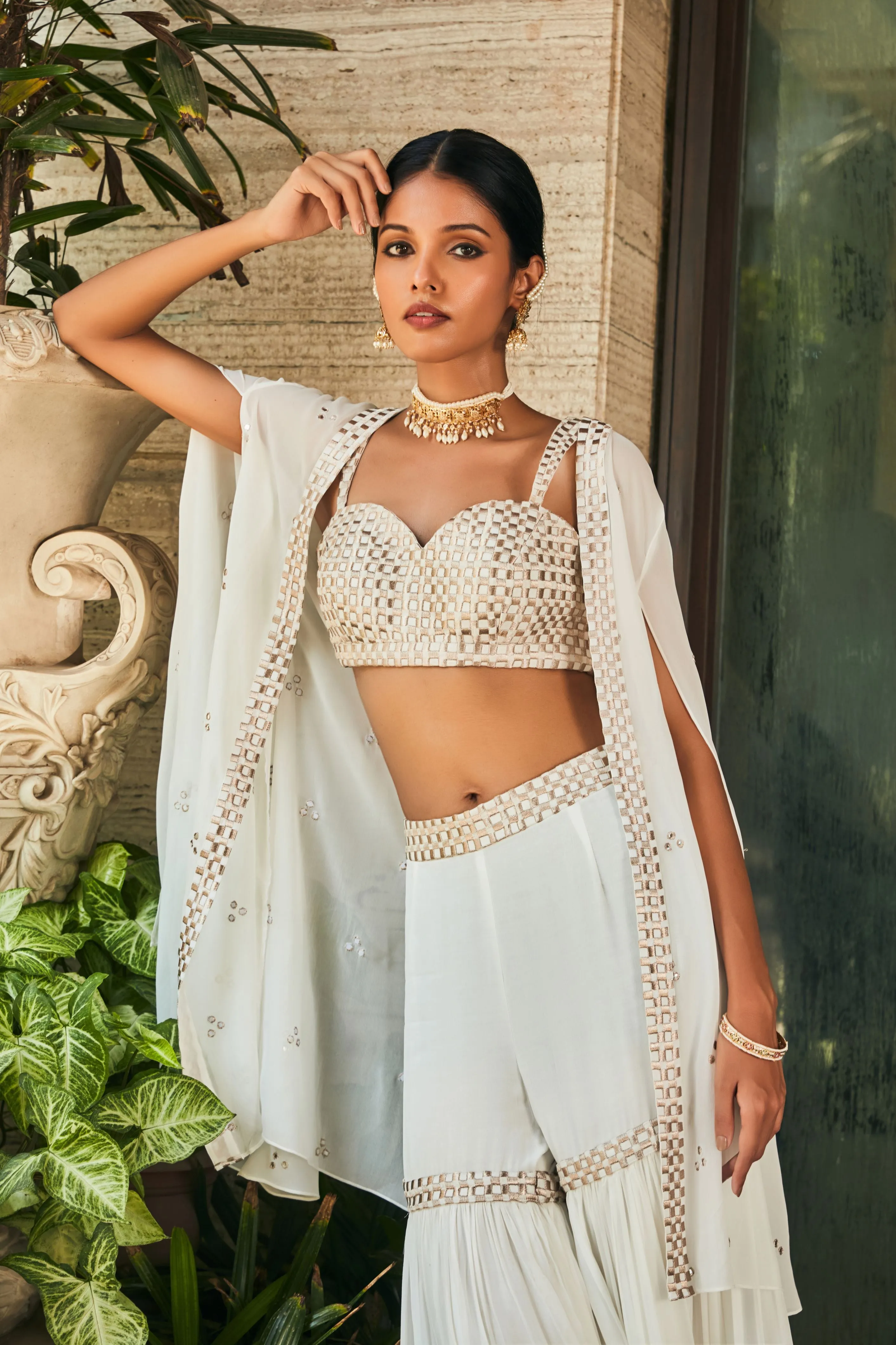 Karvi Sharara Set