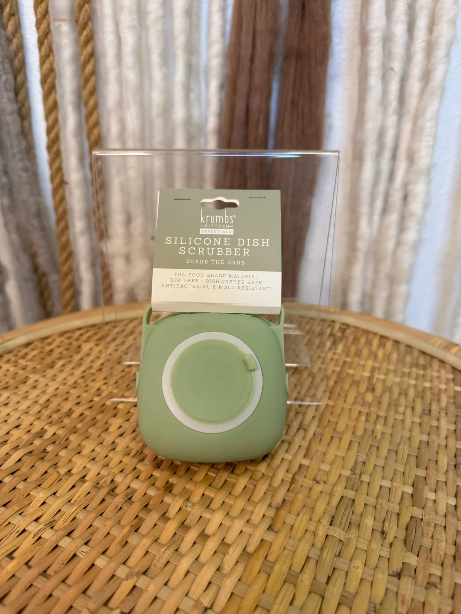Krumbs Kitchen Silicone Dish Scrubber