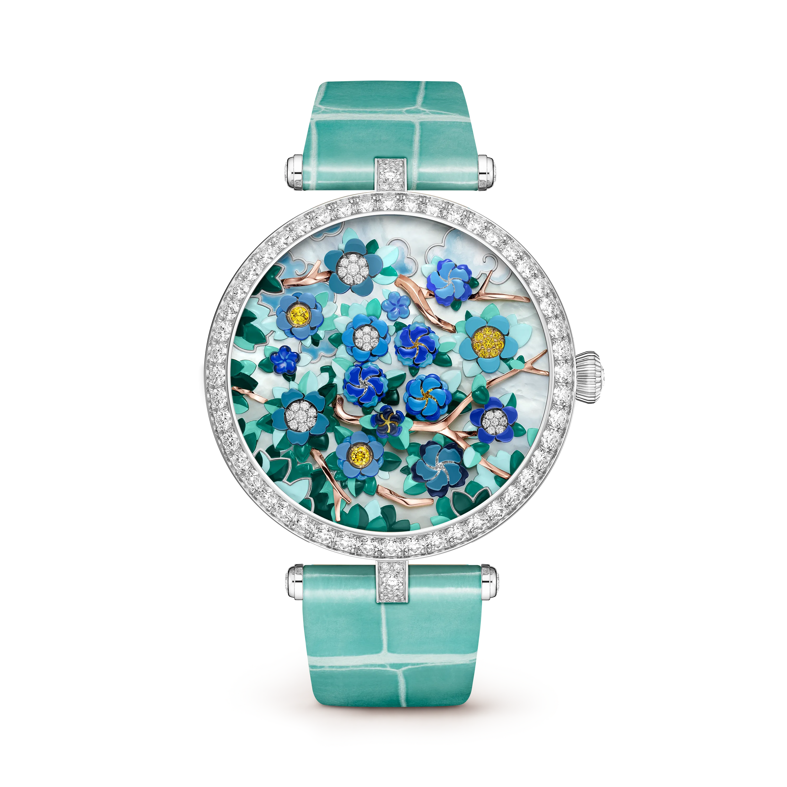 Lady Arpels Heures Florales Cerisier watch