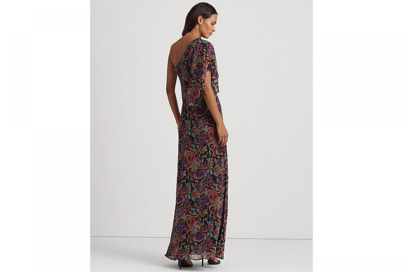 Lauren Ralph Lauren Womens Embellished Long Evening Dress 253881985001