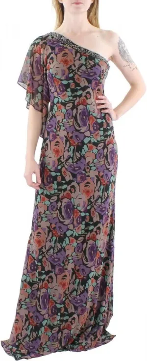 Lauren Ralph Lauren Womens Embellished Long Evening Dress 253881985001