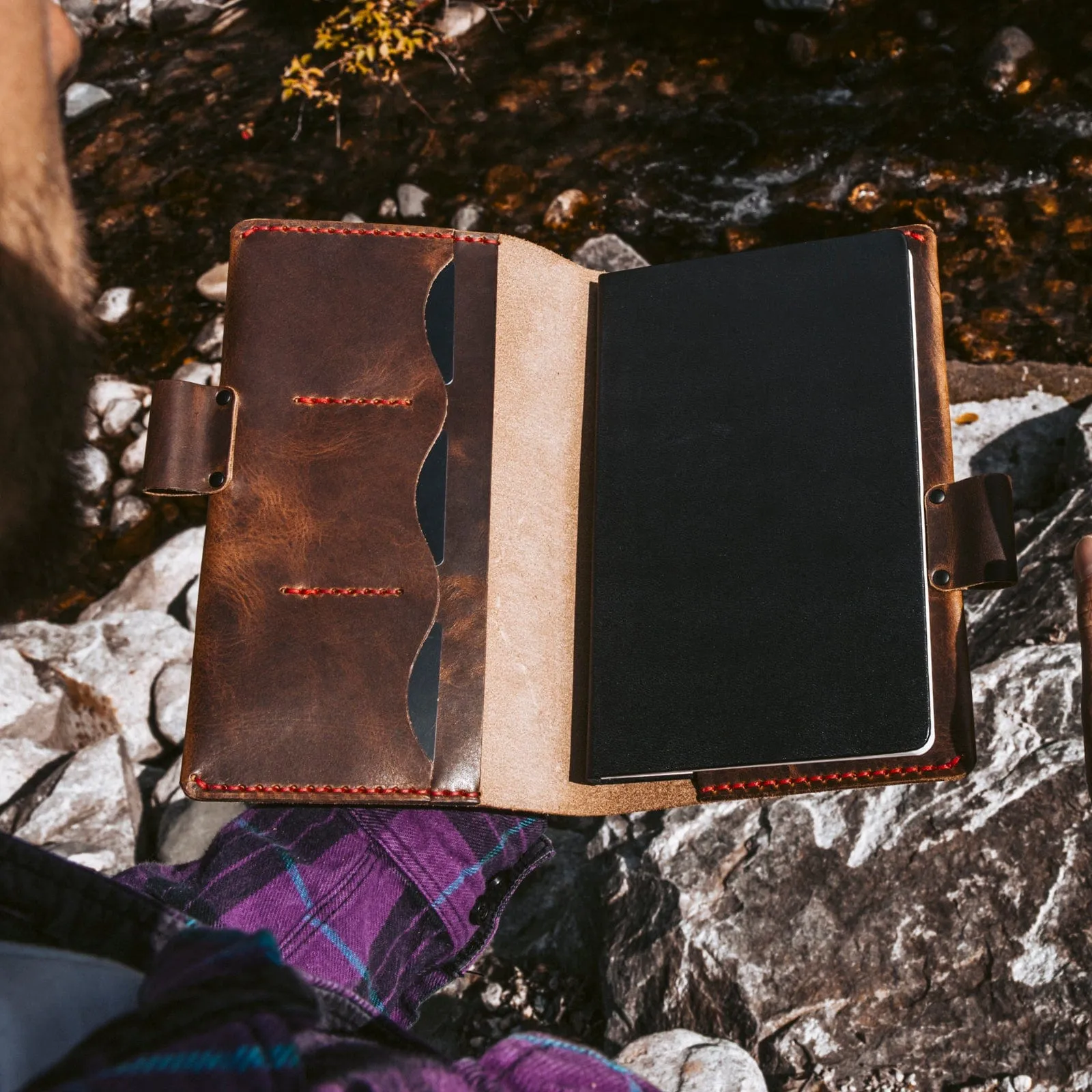 Leather Moleskine Large Notebook Cover