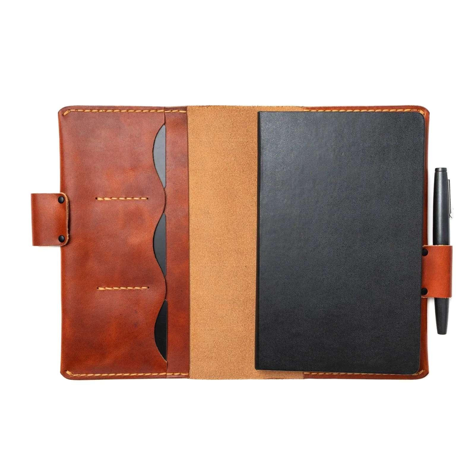 Leather Moleskine Large Notebook Cover