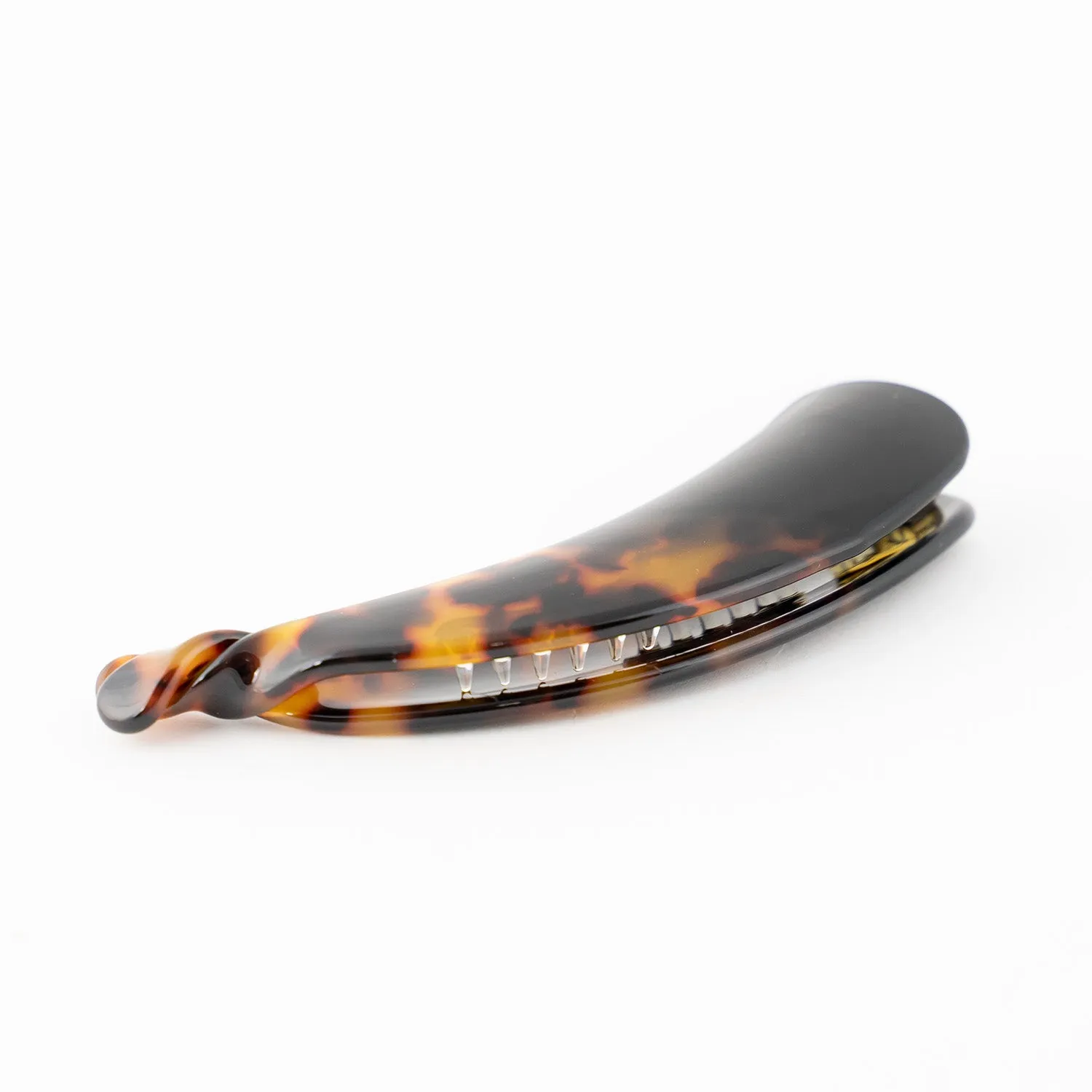 Leopard Color Plastic Banana Hair Clip