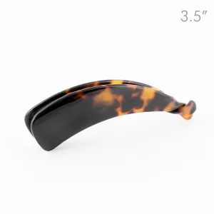 Leopard Color Plastic Banana Hair Clip