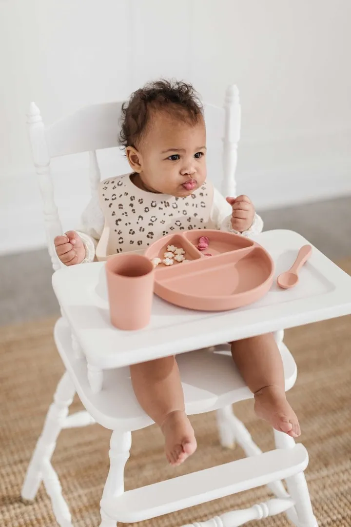Lil North Co. Cheetah Spots Silicone Bib