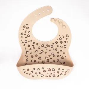 Lil North Co. Cheetah Spots Silicone Bib