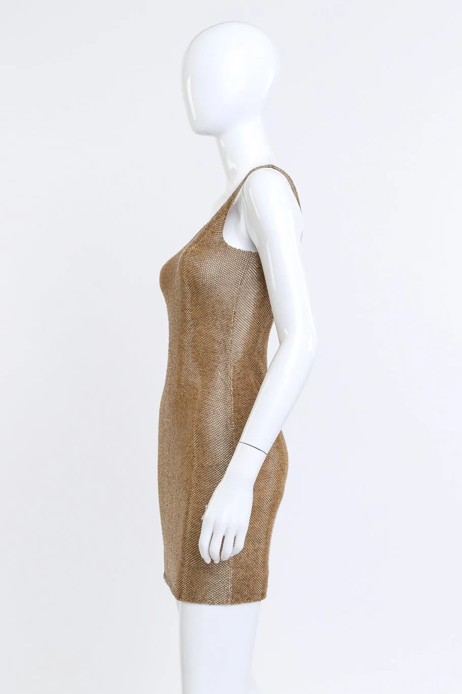 Liquid Gold Beaded Cocktail Dress II