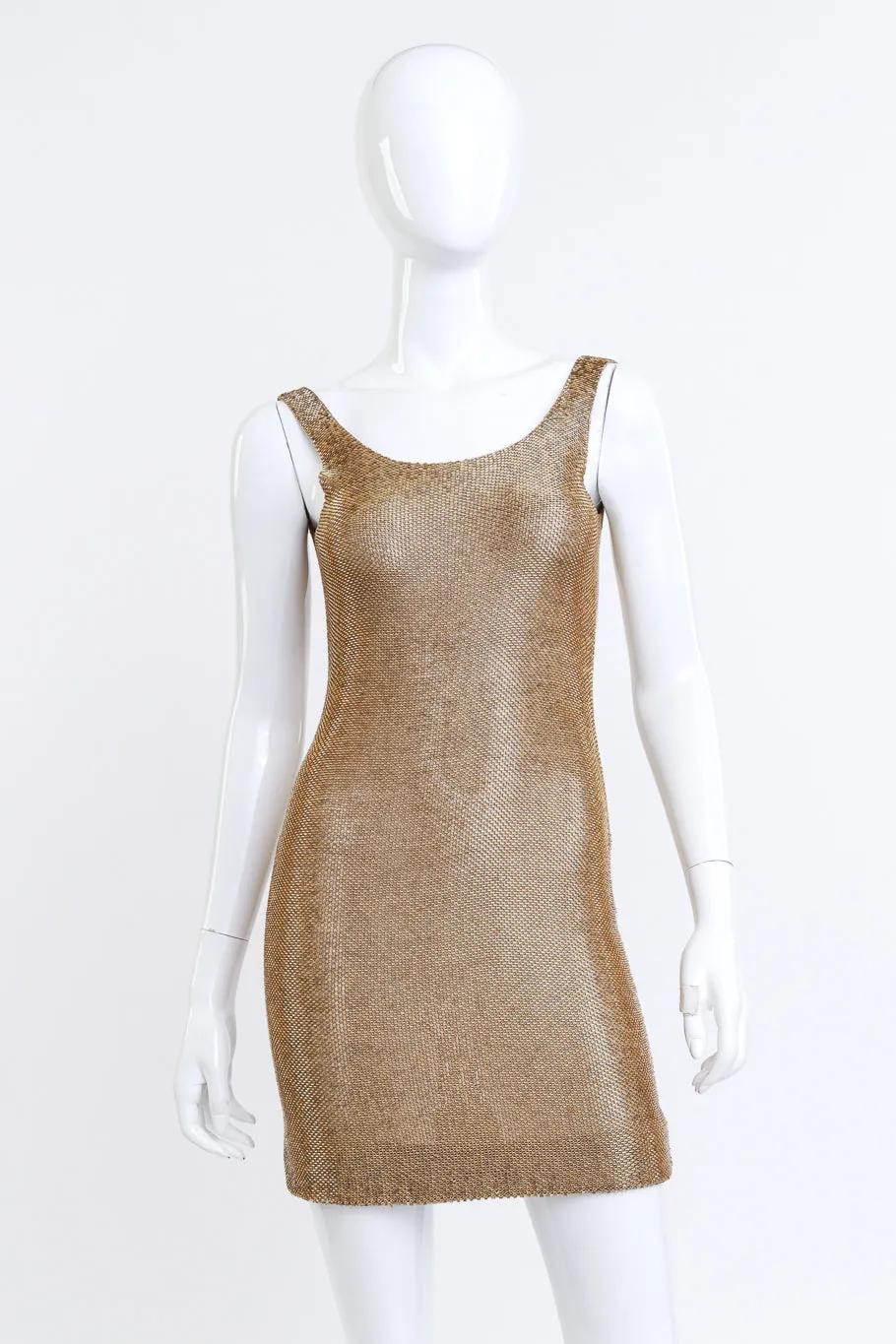 Liquid Gold Beaded Cocktail Dress II