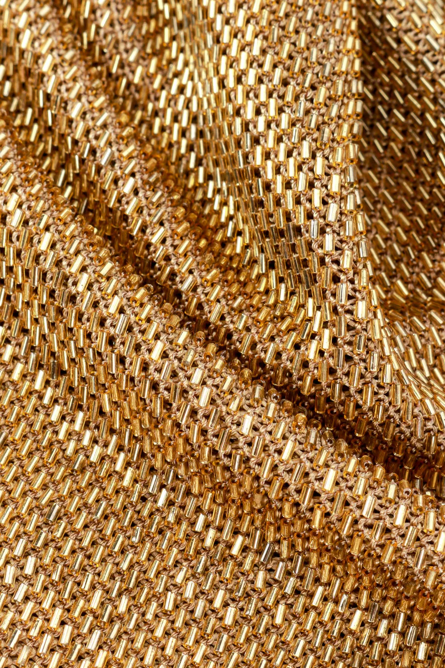 Liquid Gold Beaded Cocktail Dress II