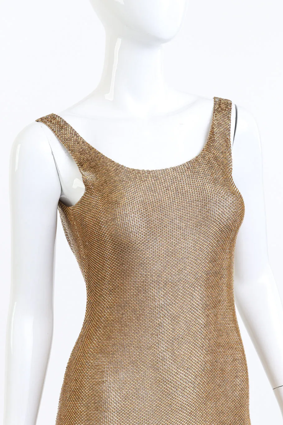 Liquid Gold Beaded Cocktail Dress II