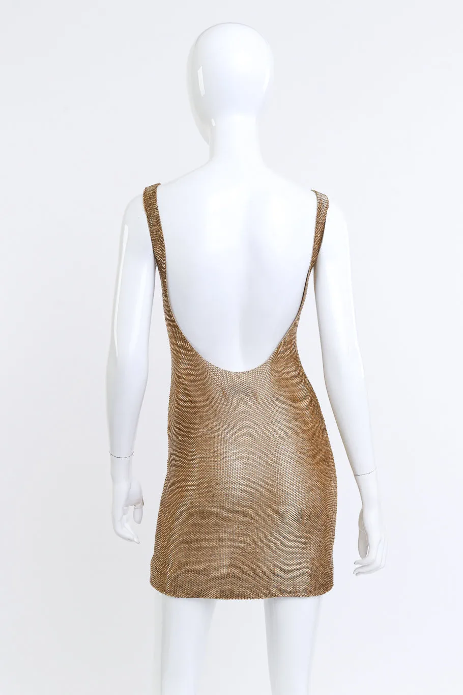 Liquid Gold Beaded Cocktail Dress II