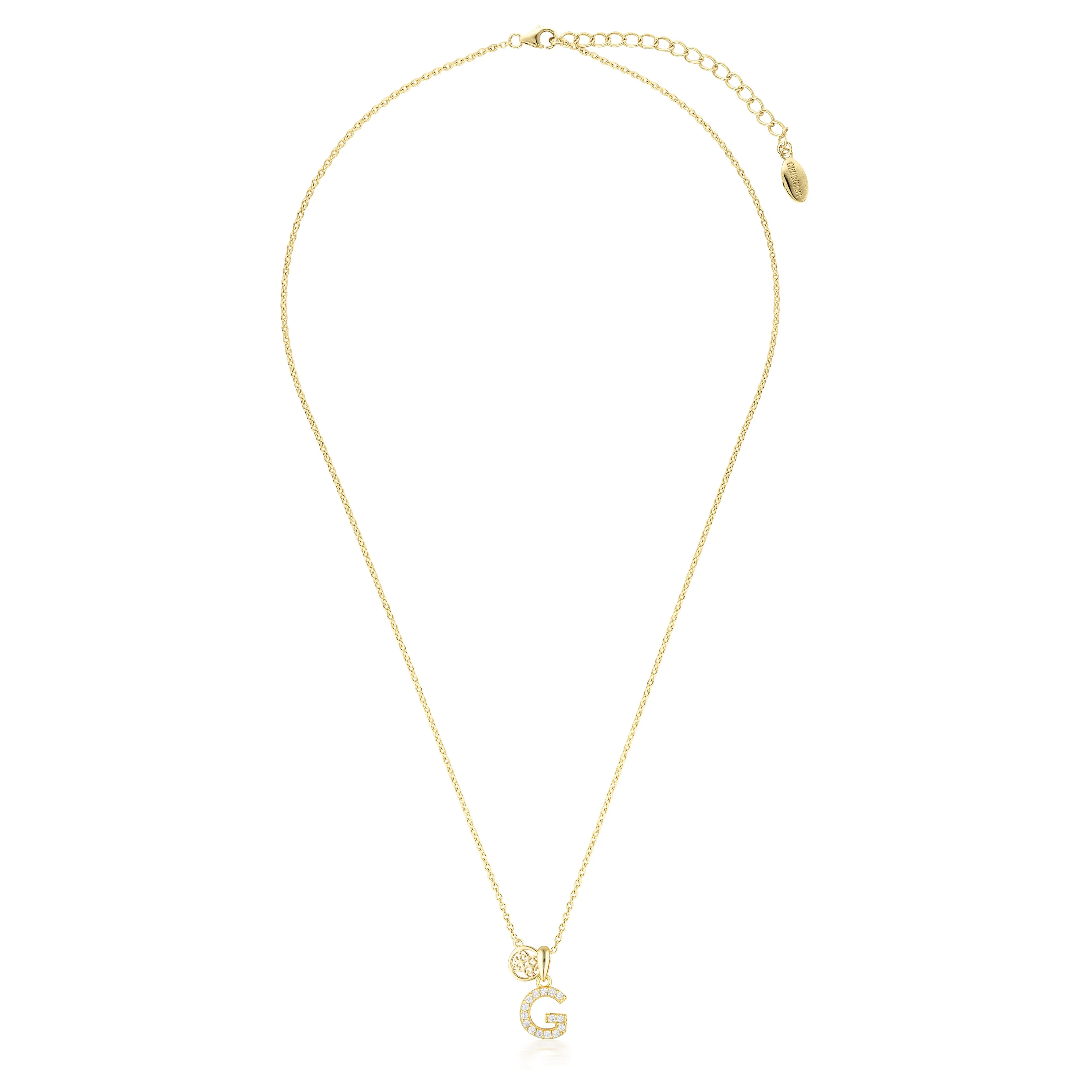 LUXURY LETTERS G INITIAL PENDANT GOLD