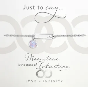 LXI Birthstone Bracelet Moonstone/June