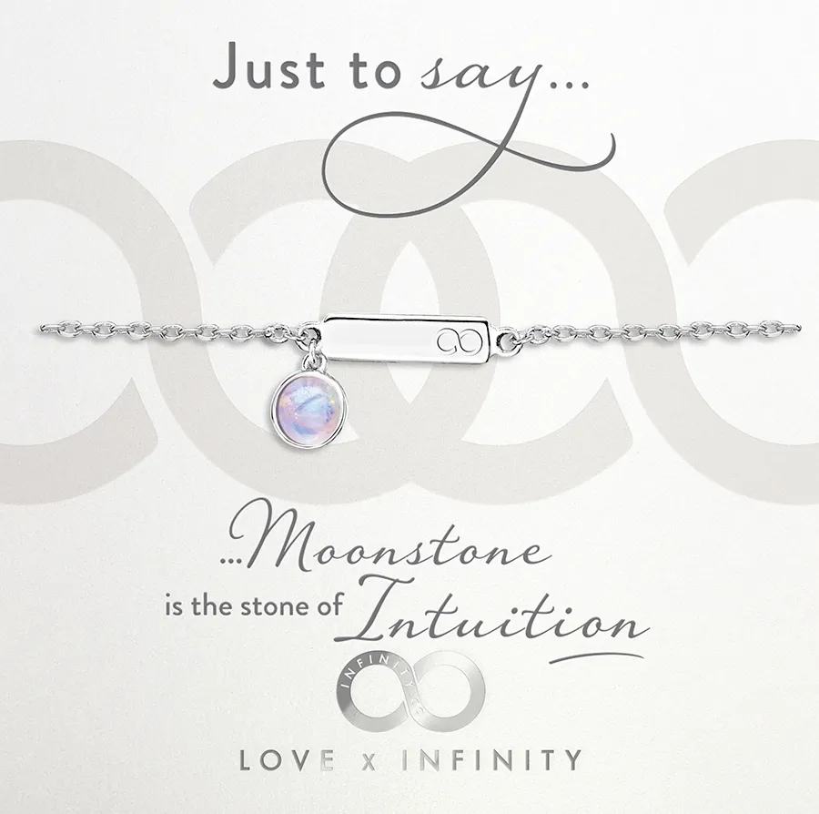 LXI Birthstone Bracelet Moonstone/June