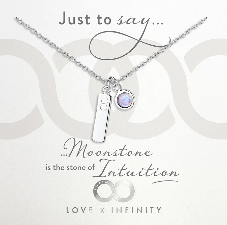 LXI Birthstone Pendant Moonstone/June