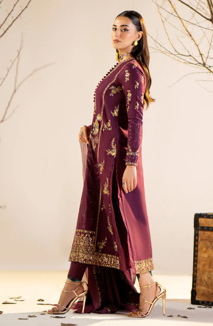 Magenta Gold Embellished Pakistani Salwar Kameez Luxury Salwar Suit