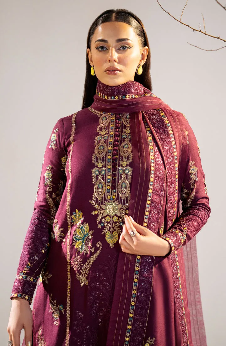 Magenta Gold Embellished Pakistani Salwar Kameez Luxury Salwar Suit