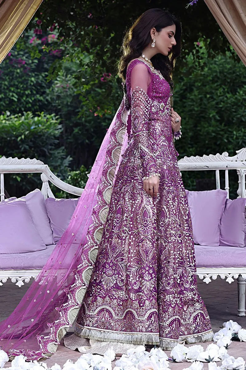 MAHA | Mushq Dhee Rani Trousseau De Luxe Luxury Wedding Collection 2021 | Unstitched Embroidered Net Suits