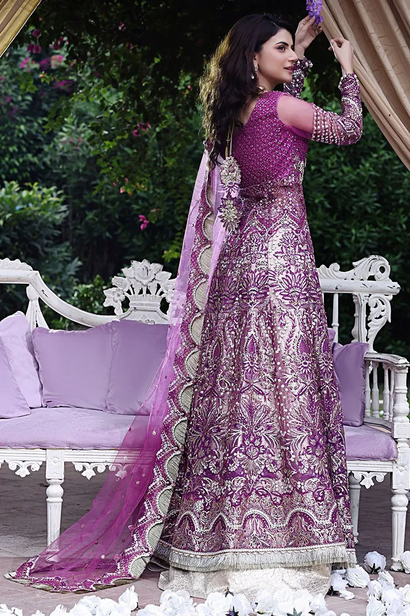MAHA | Mushq Dhee Rani Trousseau De Luxe Luxury Wedding Collection 2021 | Unstitched Embroidered Net Suits