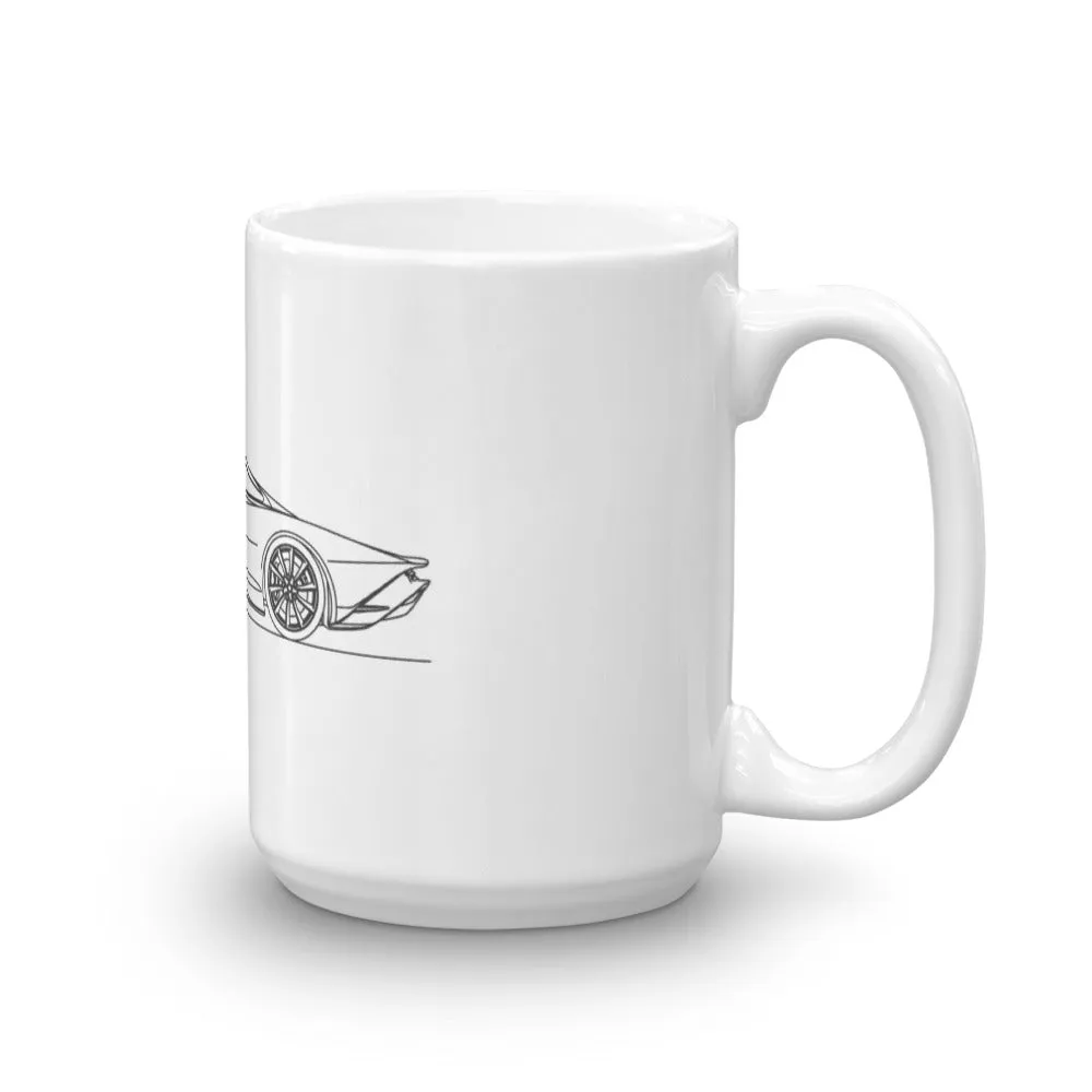 McLaren Speedtail Silhouette Mug