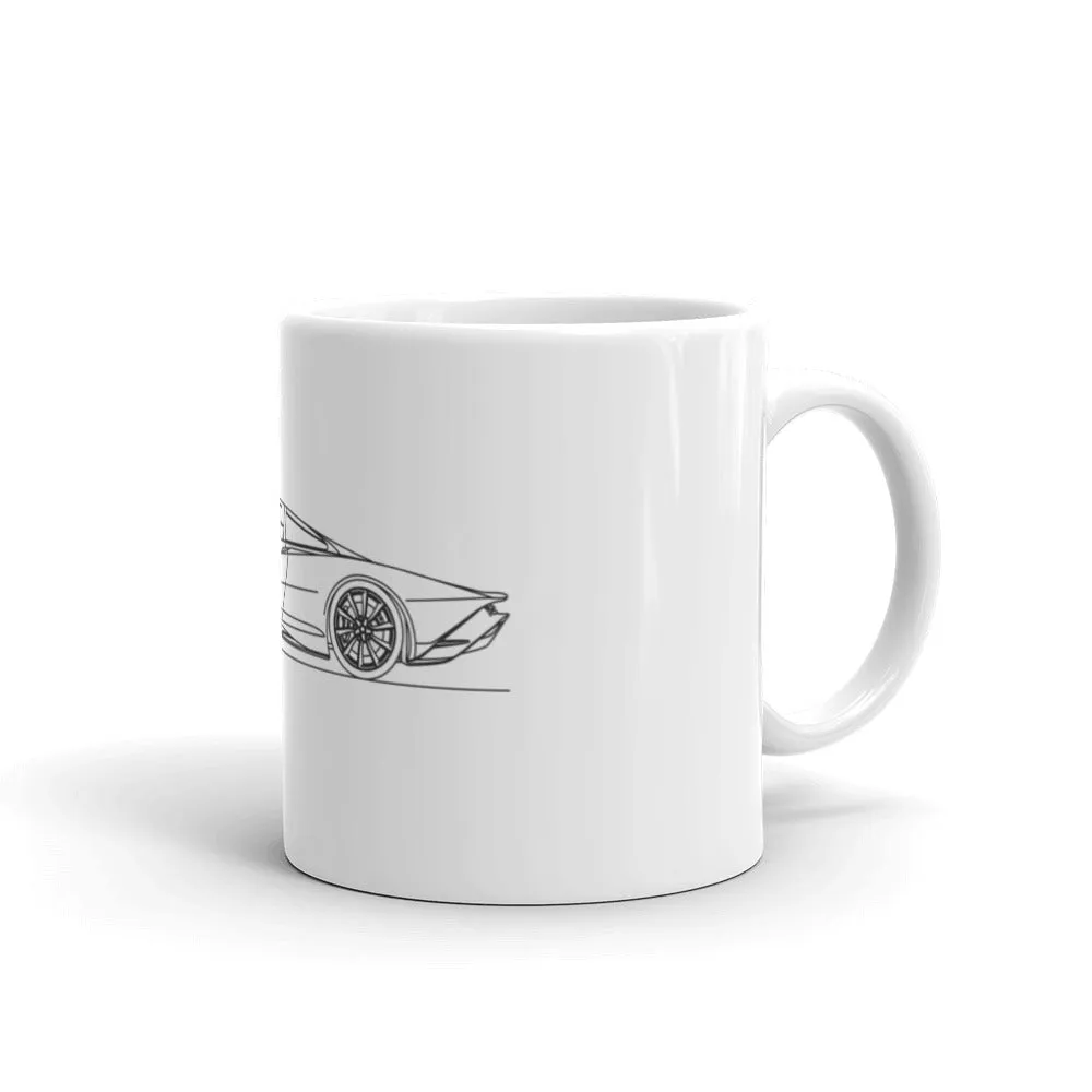 McLaren Speedtail Silhouette Mug