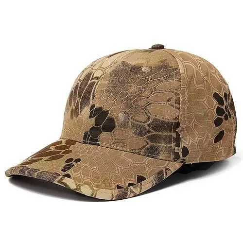 Men Cotton Camouflage Wild Hiking Tactical Baseball Cap Hat