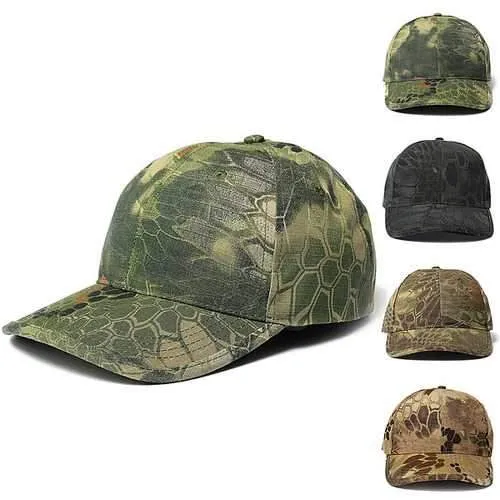 Men Cotton Camouflage Wild Hiking Tactical Baseball Cap Hat